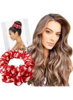 Upgraded Heatless Hair Curler Curling Hair Tie Scrunchie For Long Hair Heatless Lazy Sleep Hair Roller To Sleep In Overnight Heatless Curling Rob Headband Soft Ponytail Hairband