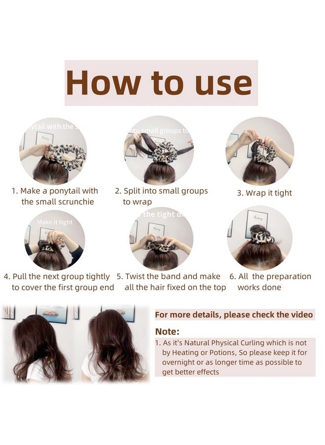 Tuklye - Upgraded Heatless Hair Curler Curling Hair Tie Scrunchie For Long Hair Heatless Lazy Sleep Hair Roller To Sleep In Overnight Heatless Curling Rob Headband Soft Ponytail Hairband - Image 1