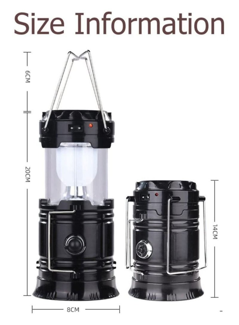 Meiyilan 2 Pack Portable Led Camping Lantern Flashlights Survival Kit For Emergency Hurricane Outage - Image 2