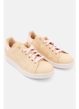 adidas Originals Women Stan Smith Lace up Outdoor Shoes, Peach  - Image 1