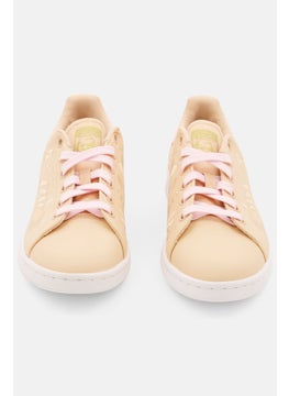 adidas Originals Women Stan Smith Lace up Outdoor Shoes, Peach  - Image 3