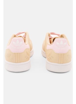 adidas Originals Women Stan Smith Lace up Outdoor Shoes, Peach  - Image 2