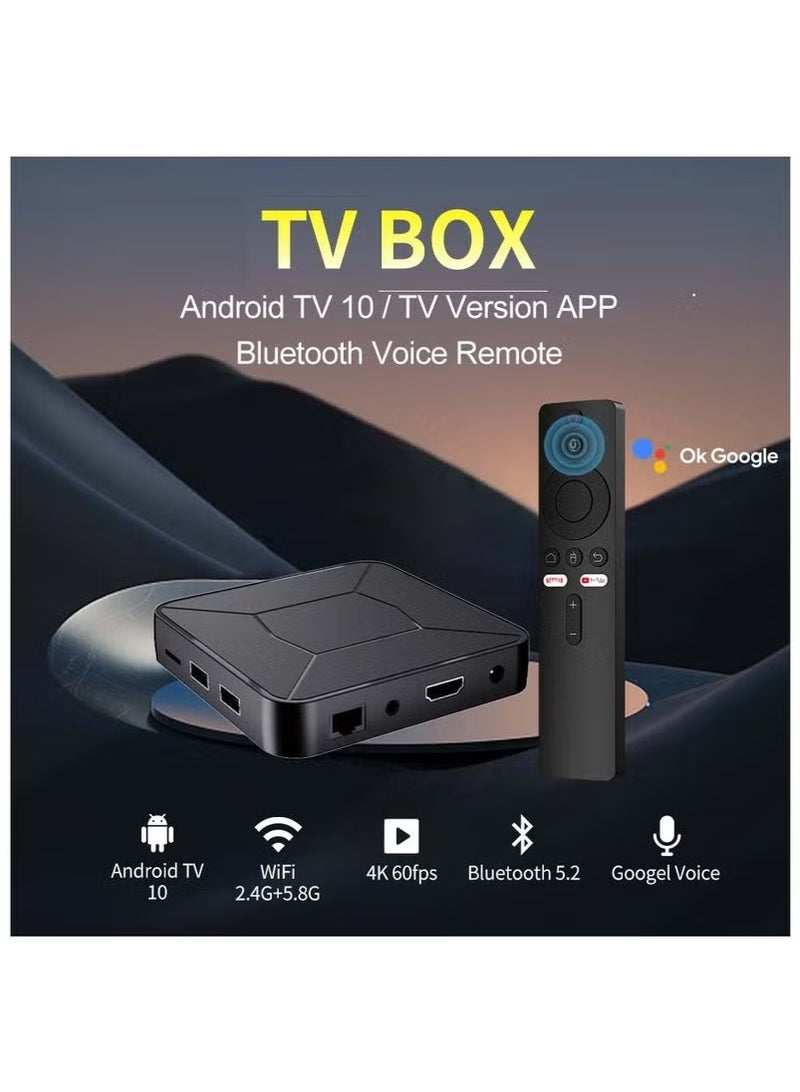 Raxoom OTT 4K Android TV Box – Google TV Edition | Ultra HD Streaming | Voice Remote | Chromecast Built-in | Dolby Audio - Image 2