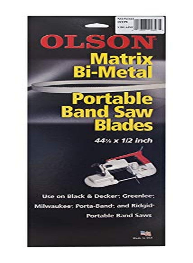 Olson 44-7/8″ Long X 1/2″ Wide - for Portable Band Saws - 3 Pack - Image 1