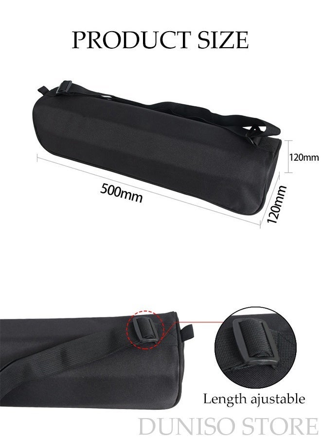 Arabest Tripod Carrying Bag with Shoulder Strap Wear Resistant Zipper Closure Portable Camera Accessory Lens Bag Protection Shockproof for Light Stands Boom Stand and Tripod  - Image 3