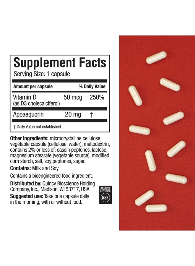 Prevagen Improves Memory - Extra Strength 20mg, 60 Capsules |3 Pack| with Apoaequorin & Vitamin D & Prevagen 7-Day Pill Minder | Brain Supplement for Better Brain Health - Image 2