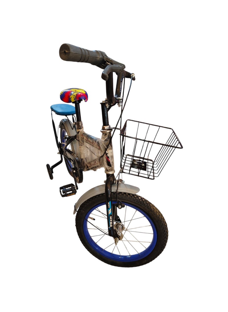 Generic - Kids Bike with Hand Brake and Basket for Ages 3-9 Years, Bicycle Training Wheels Fenders, Children Bicycle with falling system safety - Red - Image 1