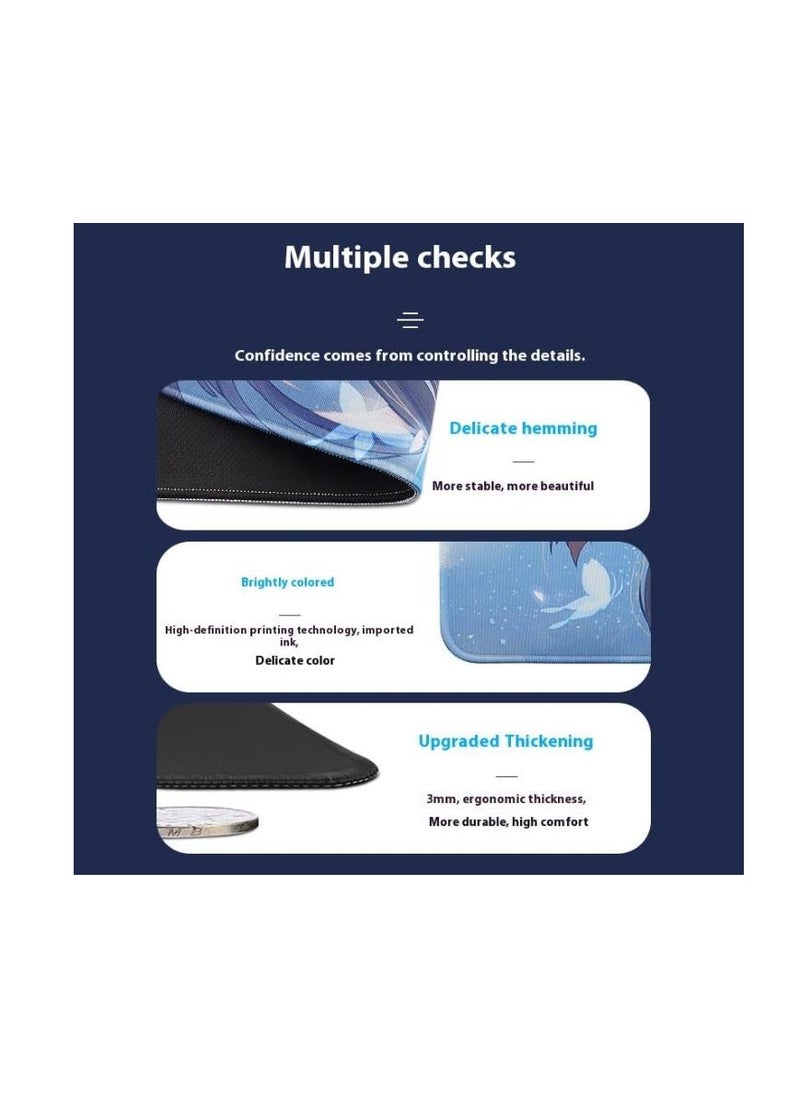 Y&D - Black Myth Wukong PS5 Gaming Mouse Pad, Keyboard Pad, Waterproof with Non-Slip Rubber Base - Image 1