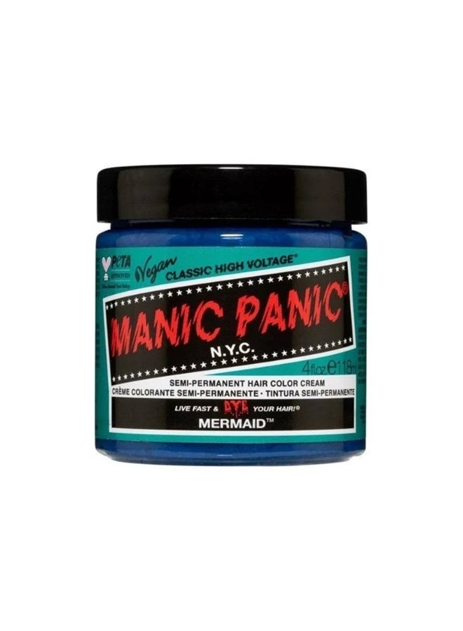 Manic Panic Classic High Voltage Semi-Permanent Hair Color Cream Mermaid 118ml - Image 1