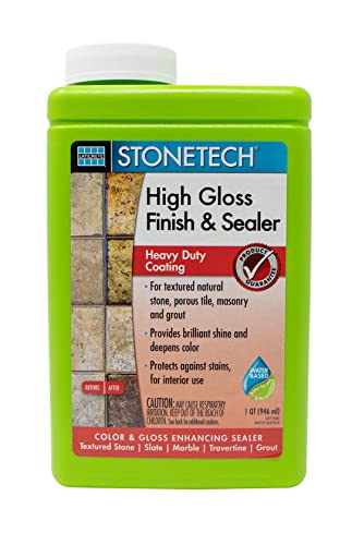StoneTech ستونتيك تشطيب لامع عالي ومانع تسرب، زجاجة سعة 1 كوارت/32 أونصة (946 مل) - Image 4