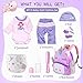 Pedolltree 8 Pcs Reborn Baby Girl Doll Clothes Outfit Accessories with Backpack fit for 1722 Inch Reborn Doll Newborn Baby Girl - Image 4