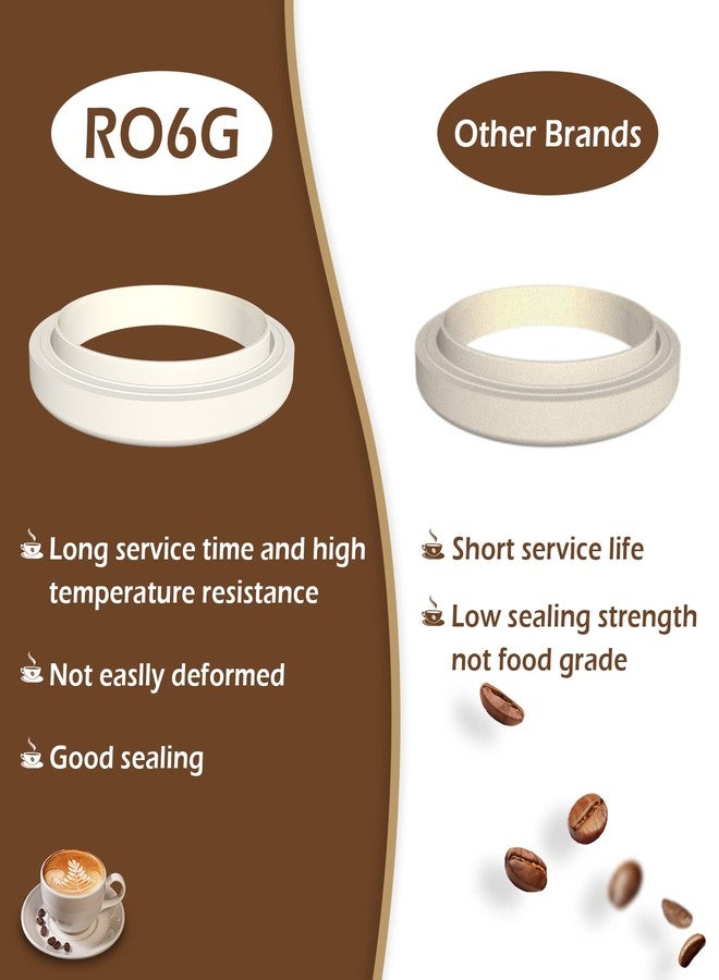 RO6G 2PCS 54mm Silicone Steam Ring for Breville Espresso Machine 878/870/860/880/810/840/450/500 and Sage 880/878/875/870/810/500, Compatible with Breville Espresso Machine Grouphead Gasket - Image 4