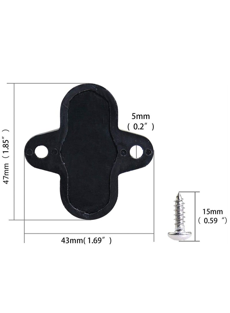 Excefore 2 Pack Bus Bar Power Distribution Block Junction Block 3/8" Positive Single Power Junction Post Insulated Terminal Stud Heavy Duty 48V for Auto - Image 2