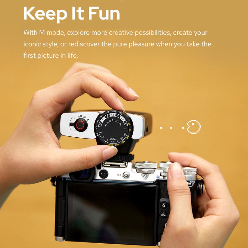 Lux Junior Retro Camera Flash GN12 6000K Color Temperature Auto& Manual Modes 1/1-1/64 Flash Power 28mm Focal Length Replacement for Canon Nikon Sony Fuji Olympus Hot-shoe Cameras - Image 3