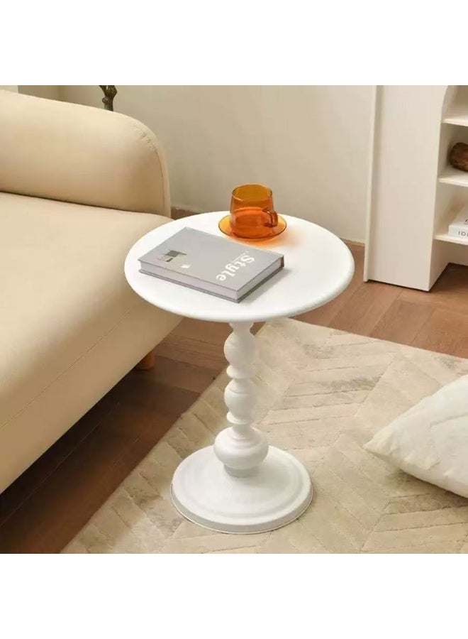 EXCLIFE Sofa side table, simple small coffee table, bedside round table, coffee table, suitable for living room, bedroom, office - Image 3