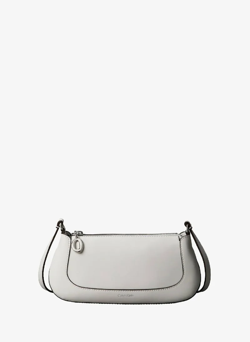 Engraved Long Zip Crossbody Bag