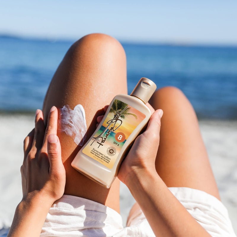 Panama Jack Sunscreen Tanning Lotion - SPF 8, PABA, Paraben, Gluten & Cruelty Free, Antioxidant Moisturizing Formula, 6 FL OZ (Pack of 2) - Image 2