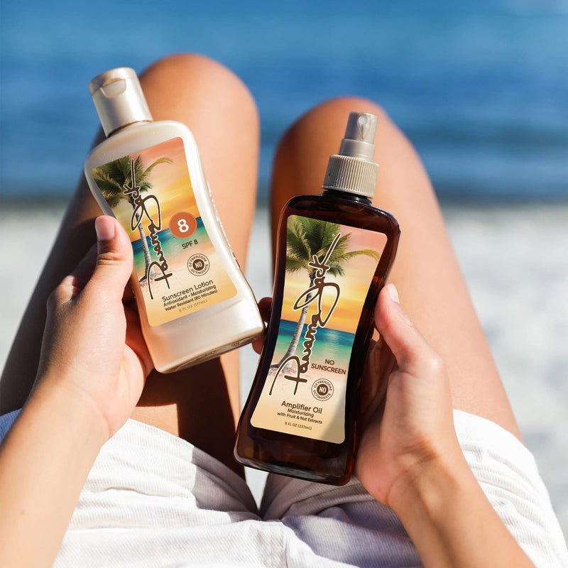Panama Jack Sunscreen Tanning Lotion - SPF 8, PABA, Paraben, Gluten & Cruelty Free, Antioxidant Moisturizing Formula, 6 FL OZ (Pack of 2) - Image 5