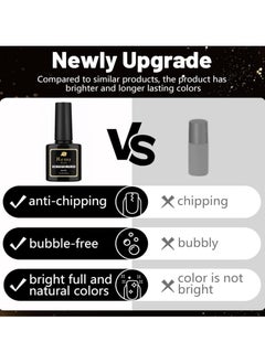 Remy Belle Remy Belle One Step Gel Set 3x10 ml, Gel Polish Top Base Coat 3 in 1, Soak Off LED UV Gel Polish  - Image 3