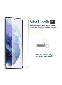 SYOSI for Galaxy S22 Screen Protector [2 +2 Pack], 2 Pcs Full Coverage Tempered Glass Film with 2 Pcs Camera Lens Protector, 9H Hardness Fingerprint Unlock, Ultra Thin HD Clear, for Samsung Galaxy S22(6.1")  - Image 5