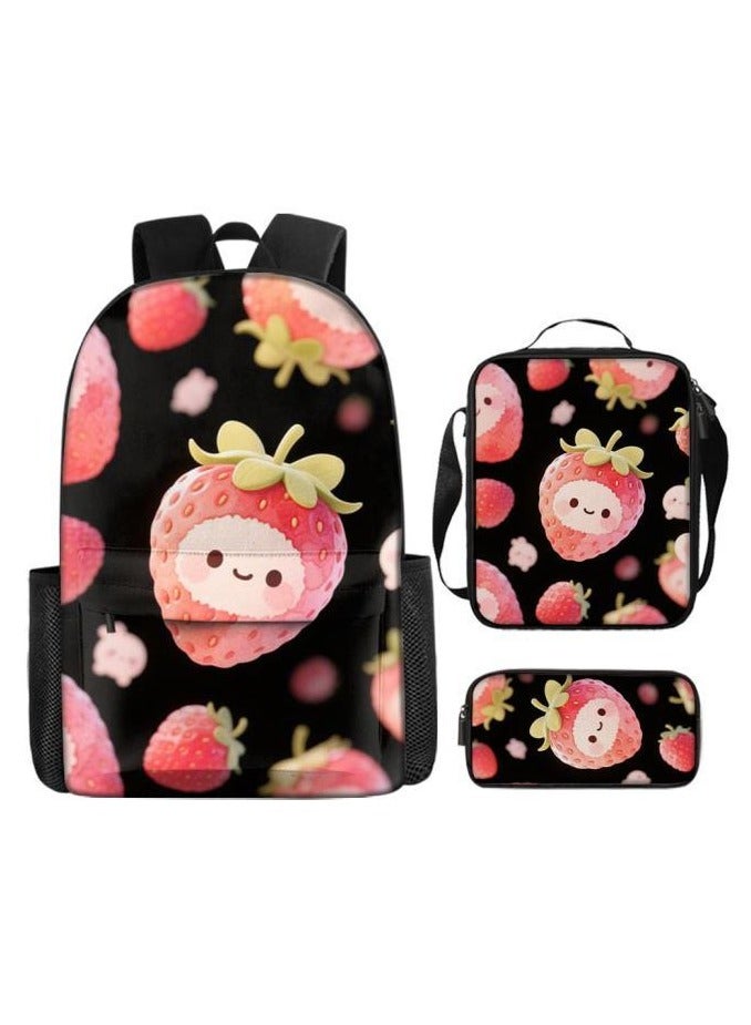 New universal cartoon new three-piece schoolbag (students, children) - 641 