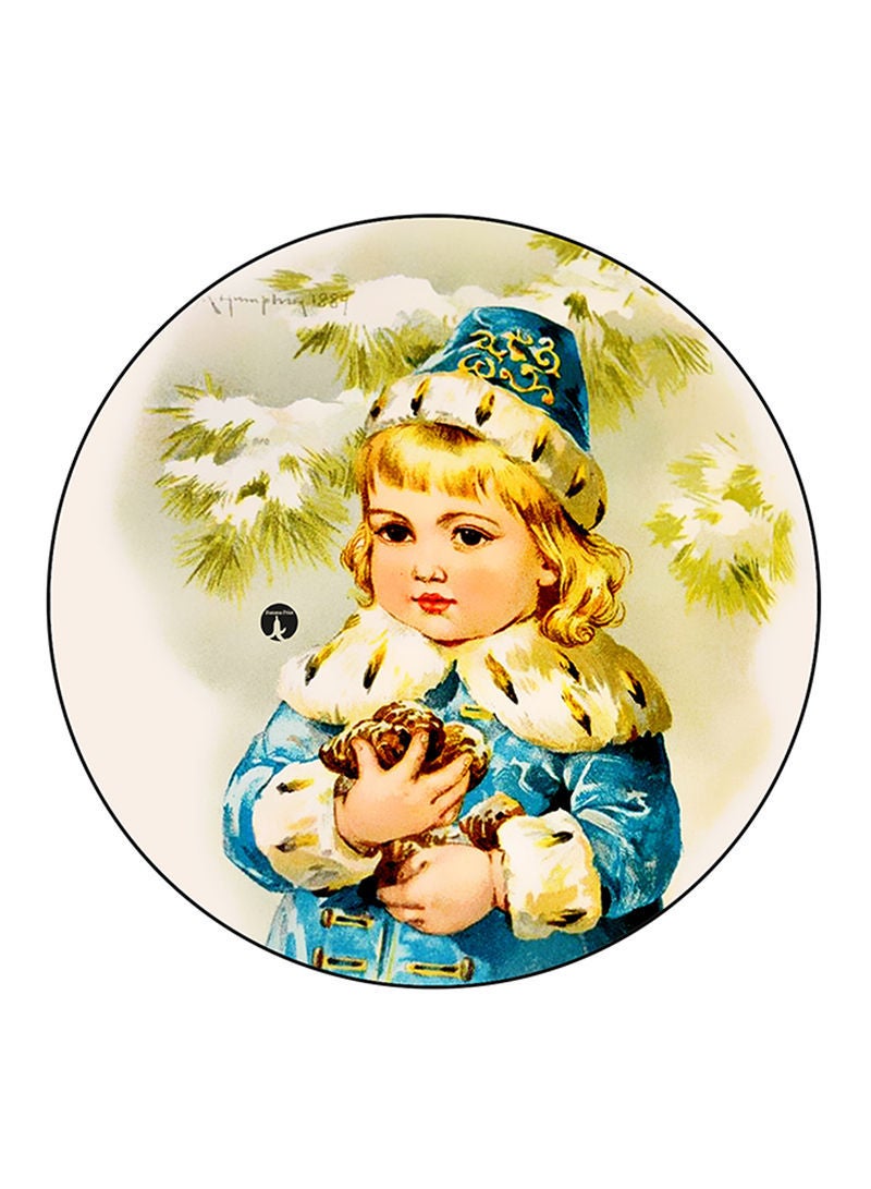 RKN Girl Printed Mouse Pad  Multicolour