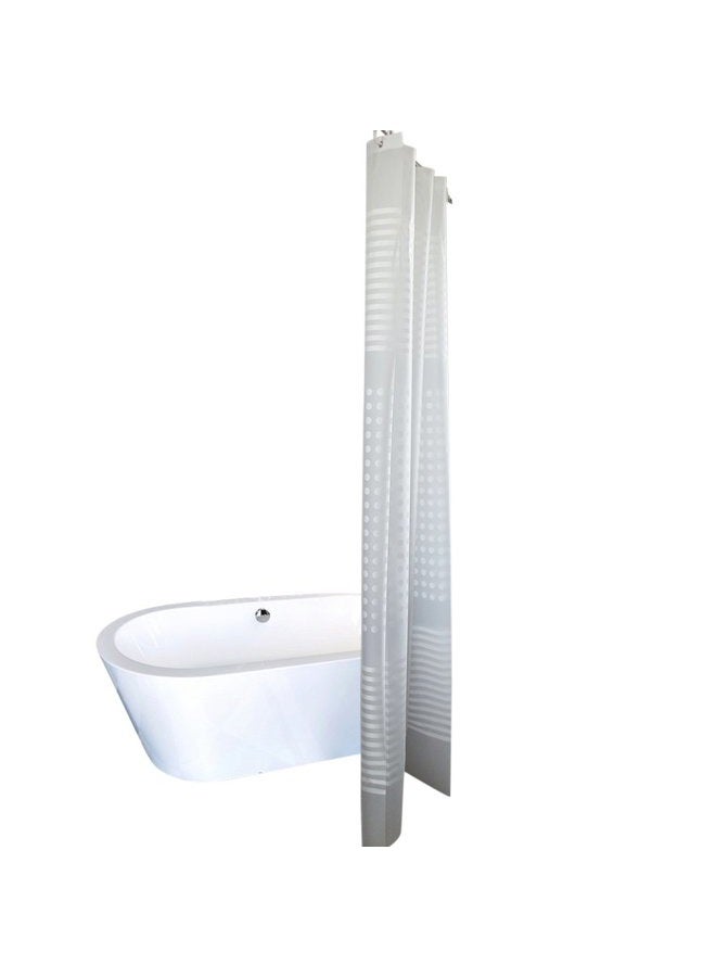 Riverbyland Shower Curtains Frosted 72" x 80" - Image 4