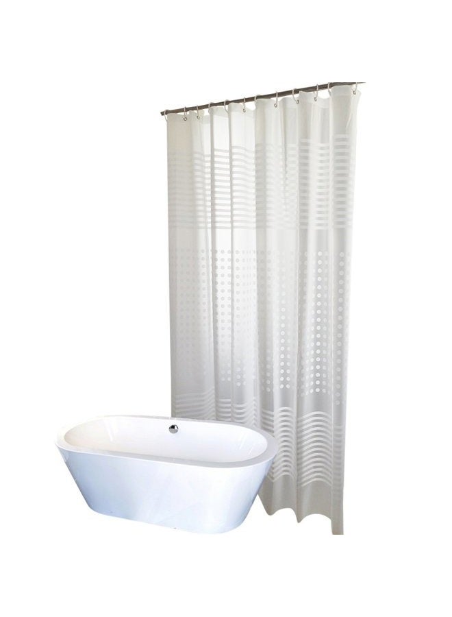 Riverbyland Shower Curtains Frosted 72" x 80" - Image 2