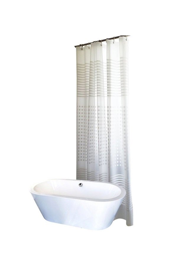 Riverbyland Shower Curtains Frosted 72" x 80" - Image 3