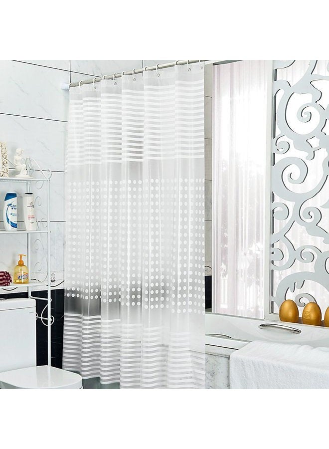 Riverbyland Shower Curtains Frosted 72" x 80" - Image 1