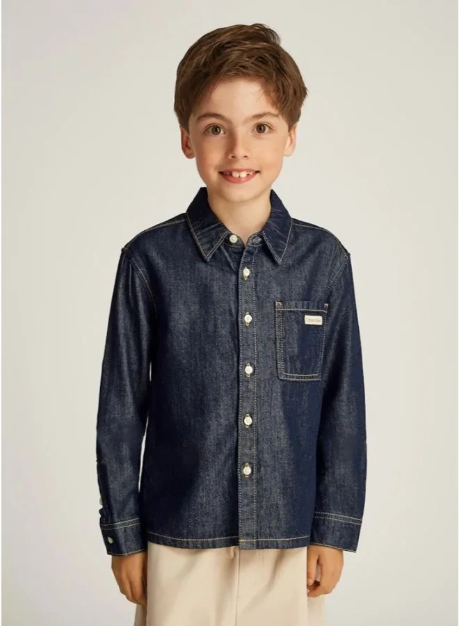 Calvin Klein Jeans Kids Regular Tencel Shirt