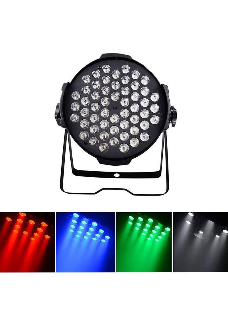 Crony TP001/2 3W*54EACH RGB Led Par Light مع كابل DMX للاستخدام في حفلات DJ Disco وإضاءة المسرح - Image 1