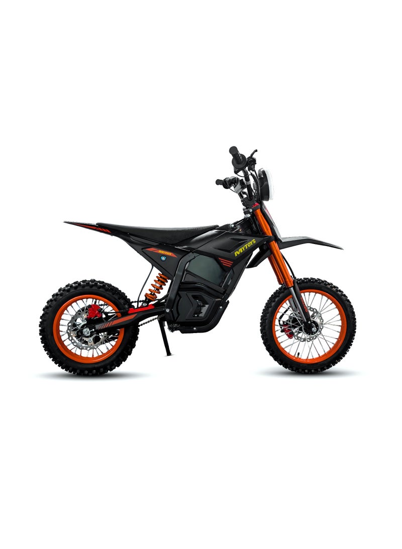 Mytoys MT840 EV Dirt Bike Scooter Off Road, Powerful 48V/21AH Battery, 2500W Motor, 3 mode speed (20-35-55) km/h, with Hydraulic Brakes and Suspension, Maximum range is 50-60 km and charging time 7-8 hours - Image 4