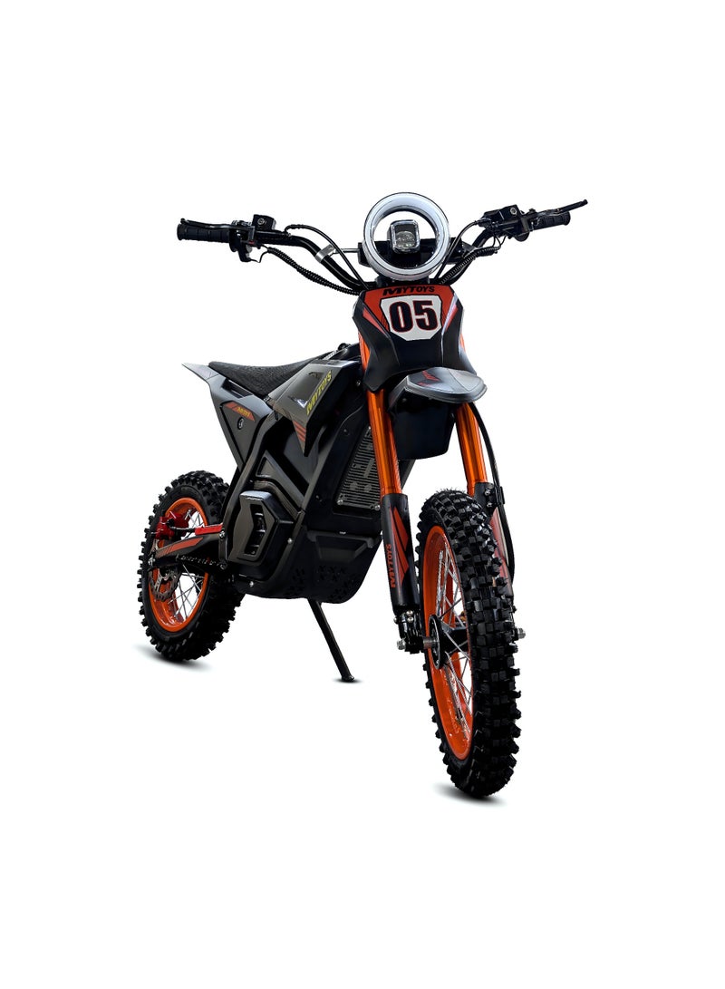 Mytoys MT840 EV Dirt Bike Scooter Off Road, Powerful 48V/21AH Battery, 2500W Motor, 3 mode speed (20-35-55) km/h, with Hydraulic Brakes and Suspension, Maximum range is 50-60 km and charging time 7-8 hours - Image 2