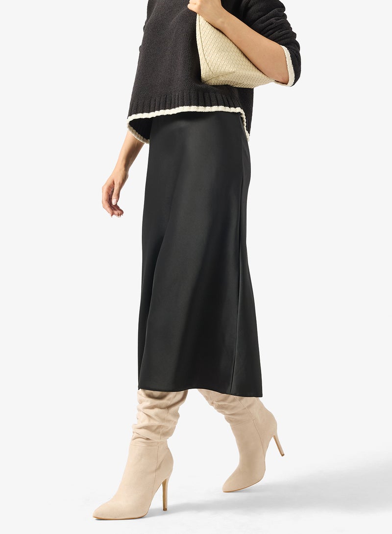 جينجر أحذية برقبة عالية بكعب مدبب مدبب - Image 5