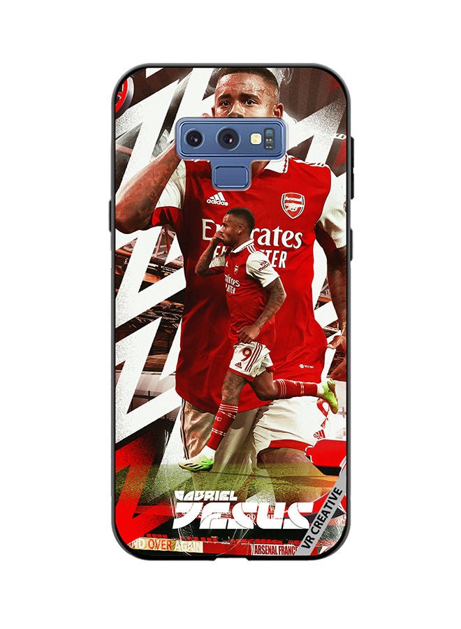 VR CREATIVE Protective Case Cover For Samsung Galaxy Note 9 Gabriel Jesus Design Multicolour - Image 1