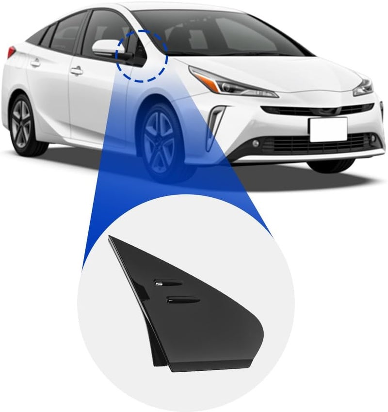 KACEPAR Side Door Rearview Triangle Trim Panel for Toyota Prius 2016-2020 - Right Side - Image 3