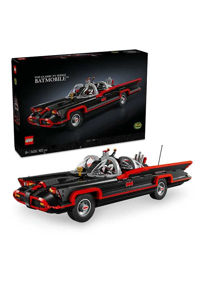 ليغو DC Batman: The Classic TV Series Batmobile Set, Collectible Model Car Kit for Adults to Build Inspired by the 1966 Television Show’s Vehicle, Creative Super Hero Gift for Men & Women 76328