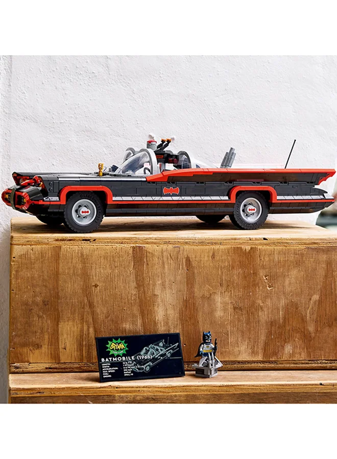 LEGO DC Batman: The Classic TV Series Batmobile Set, Collectible Model Car Kit for Adults to Build Inspired by the 1966 Television Show’s Vehicle, Creative Super Hero Gift for Men & Women 76328