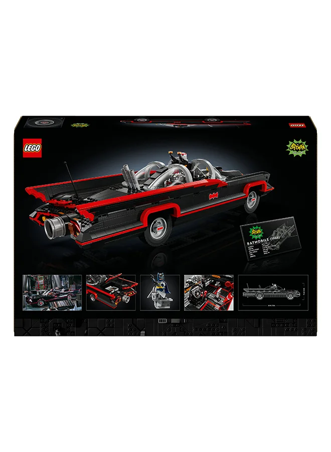 LEGO DC Batman: The Classic TV Series Batmobile Set, Collectible Model Car Kit for Adults to Build Inspired by the 1966 Television Show’s Vehicle, Creative Super Hero Gift for Men & Women 76328
