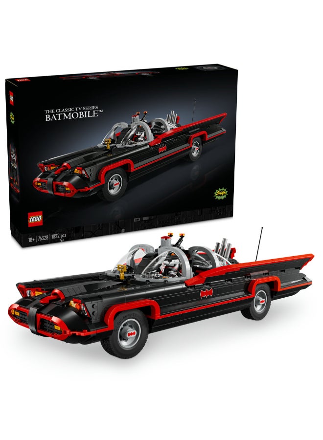 ليغو مجموعة قابلة للتجميع باتمان™: سيارة الوطواط™ من المسلسل التلفزيوني الكلاسيكي من LEGO® DC لمحبّي البطل الخارق البالغين 76328 - Image 1