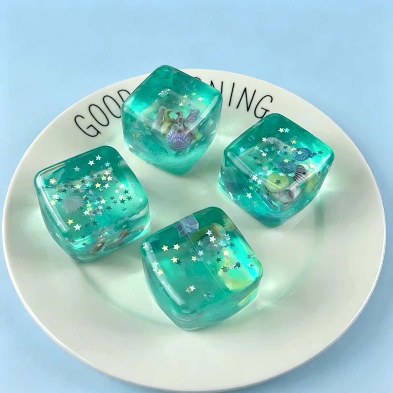Ocean Shell Cube Squishy Toy Slow Rebound Stress Relief - Image 2