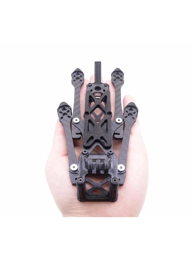 YoungRC 4inch FPV drone frame kit RC Mini Ran'4 Carbon Fiber Frame Kit 185mm with 4mm Thickness Arms For RC FPV Mini Drone Quadcopter - Image 4