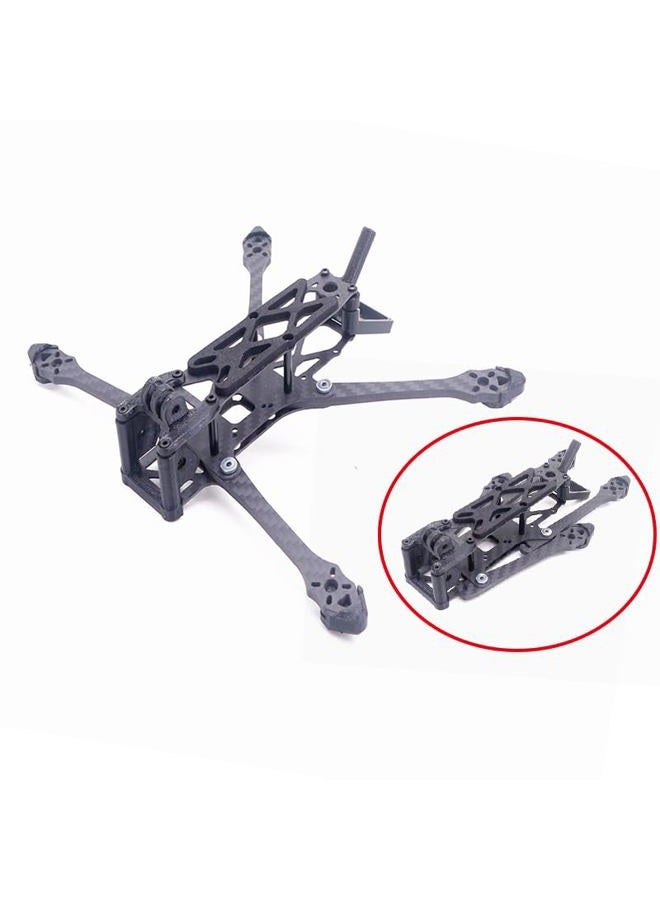 YoungRC 4inch FPV drone frame kit RC Mini Ran'4 Carbon Fiber Frame Kit 185mm with 4mm Thickness Arms For RC FPV Mini Drone Quadcopter - Image 3