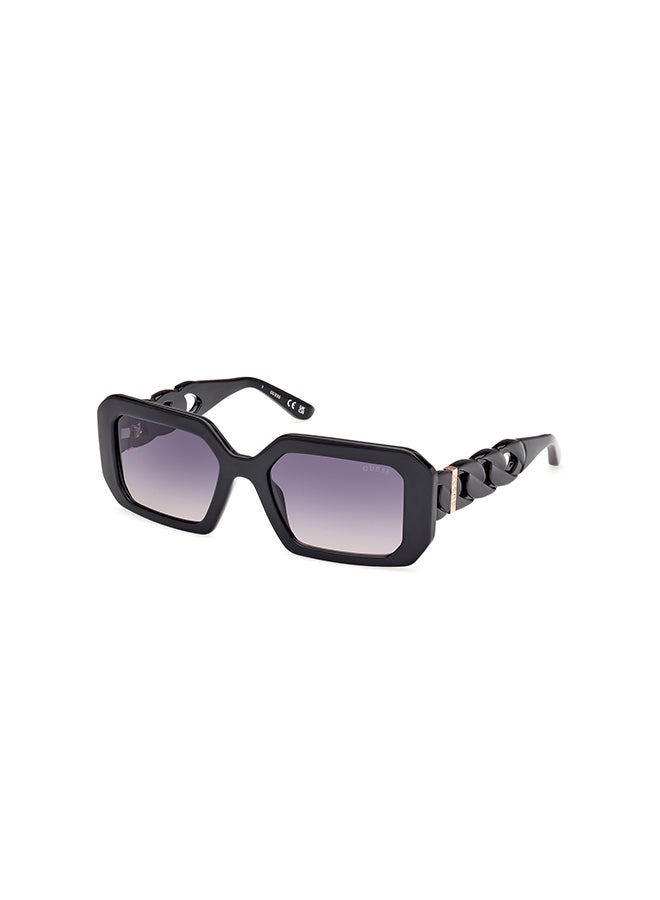 GUESS Women's UV Protection Rectangular Sunglasses - GU0011001B54 - Lens Size: 54 Mm - Image 1
