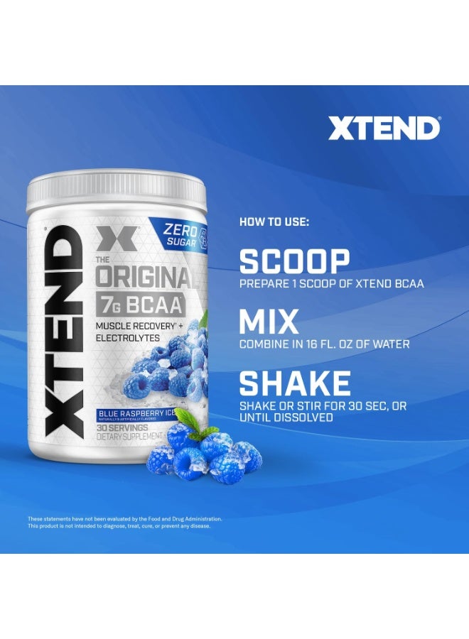 XTEND Scivation Xtend BCAA 30 Servings Blue Raspberry Ice - Image 5