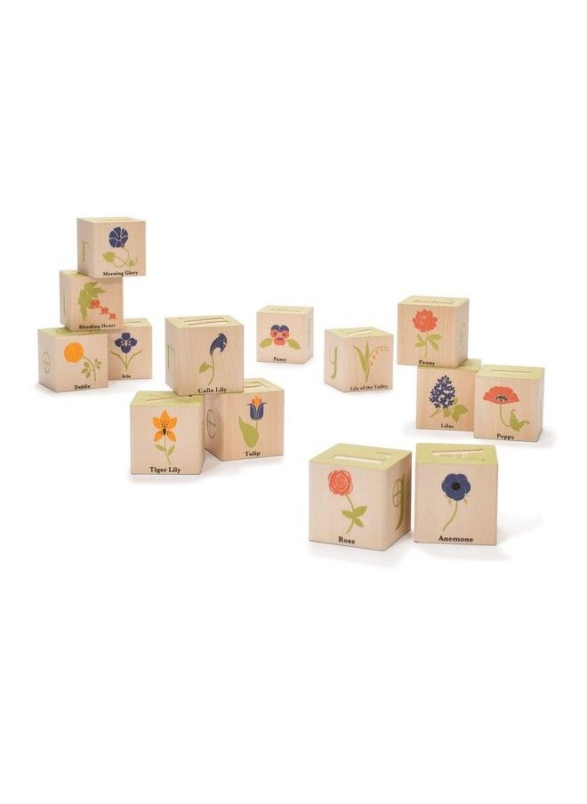 UNCLE GOOSE Flower Blocks Made In The Usa  - Image 2
