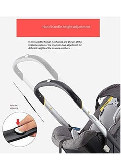 Cool Baby Newborn Baby Stroller Car Seat Two-way Baby Carrier Rocking Chair Cradle Four-in-one Portable Stroller  - Image 4