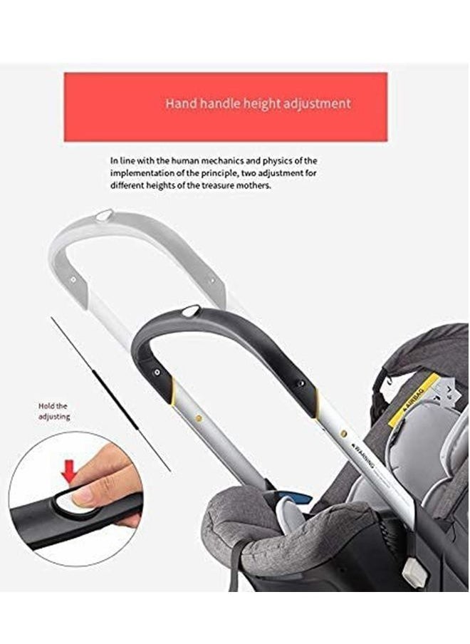 Cool Baby Newborn Baby Stroller Car Seat Two-way Baby Carrier Rocking Chair Cradle Four-in-one Portable Stroller  - Image 4