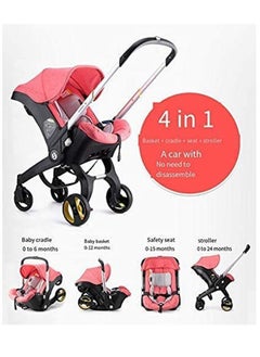 Cool Baby Newborn Baby Stroller Car Seat Two-way Baby Carrier Rocking Chair Cradle Four-in-one Portable Stroller  - Image 5